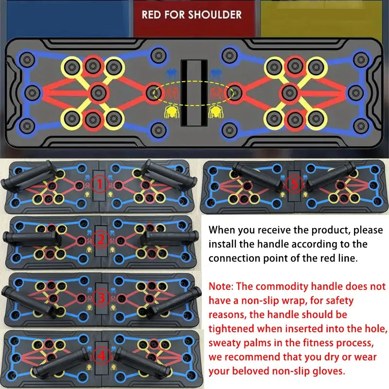 PowerFlex 12-in-1 Push-Up Board Pro